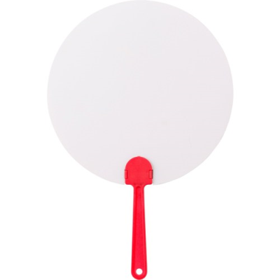 Picture of PAPER HAND FAN in Red.