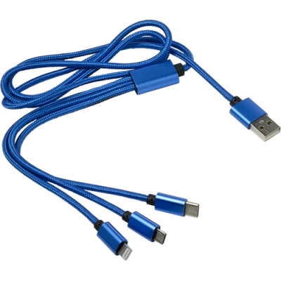 Picture of USB CHARGER CABLE in Cobalt Blue