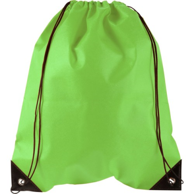 Picture of DRAWSTRING BACKPACK RUCKSACK in Lime