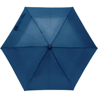 Picture of FOLDING PONGEE UMBRELLA in Blue.