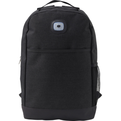 Picture of BACKPACK RUCKSACK with Cob Light in Black.