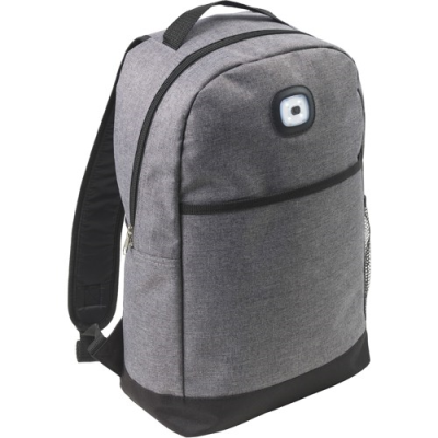 Picture of BACKPACK RUCKSACK with Cob Light in Grey.