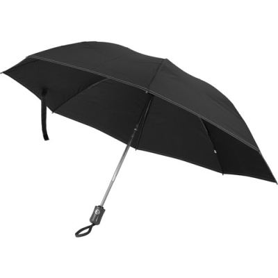 Picture of FOLDING AND REVERSIBLE UMBRELLA in Black.