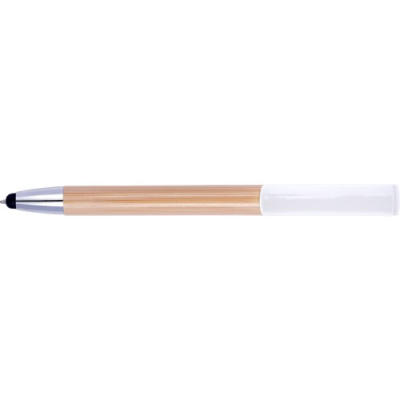 Picture of BAMBOO BALL PEN AND STYLUS in White