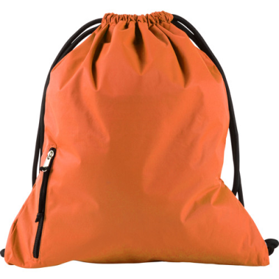 Picture of DRAWSTRING BACKPACK RUCKSACK in Orange