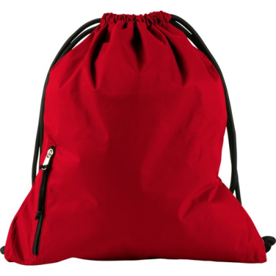 Picture of DRAWSTRING BACKPACK RUCKSACK in Red