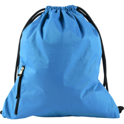 Picture of DRAWSTRING BACKPACK RUCKSACK in Light Blue.