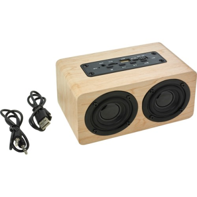 Picture of WOOD SPEAKER in Brown.