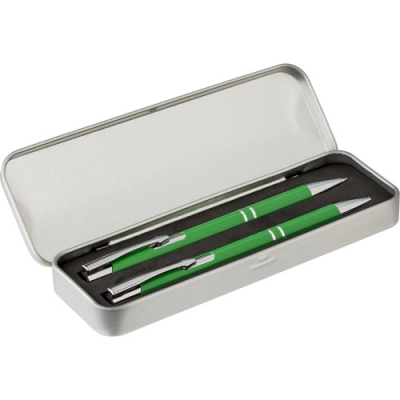 Picture of ALUMINIUM METAL WRITING SET in Light Green