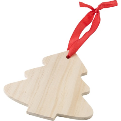 Picture of WOOD CHRISTMAS TREE in Brown.