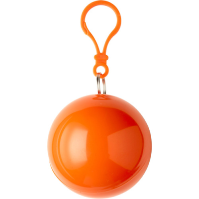 Picture of PONCHO in a Plastic Ball in Orange.