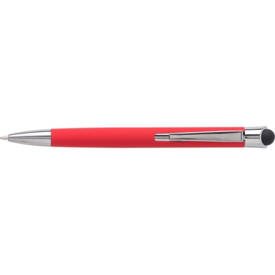 Picture of ALUMINIUM METAL BALL PEN in Red.