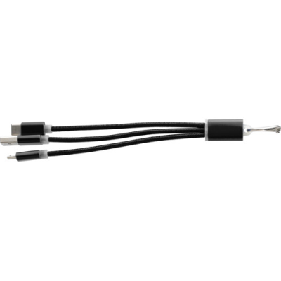 Picture of ALUMINIUM METAL CABLE SET in Black