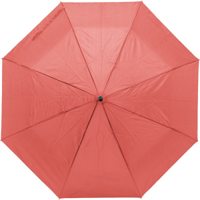 Picture of UMBRELLA with Shopper Tote Bag in Red.