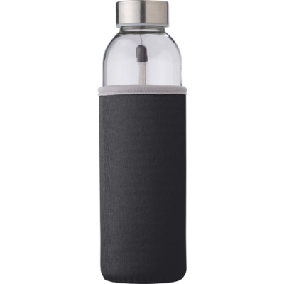 Picture of GLASS DRINK BOTTLE (500ML) in Black