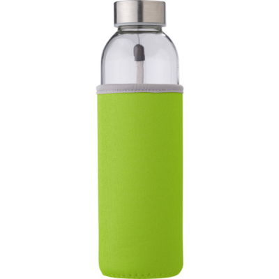 Picture of GLASS DRINK BOTTLE (500ML) in Lime