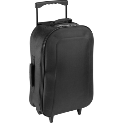 Picture of FOLDING TRAVEL TROLLEY in Black.