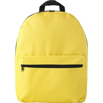 Picture of POLYESTER (600D) BACKPACK RUCKSACK in Yellow.