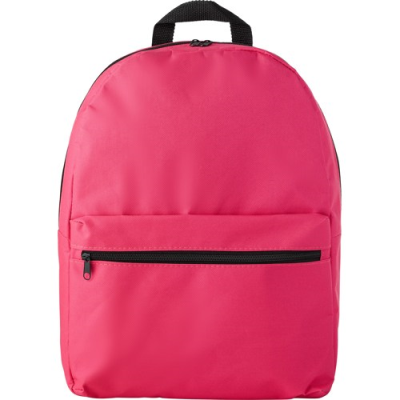 Picture of POLYESTER (600D) BACKPACK RUCKSACK in Red.