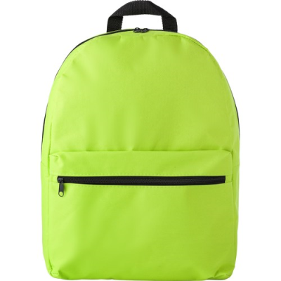 Picture of POLYESTER (600D) BACKPACK RUCKSACK in Lime.