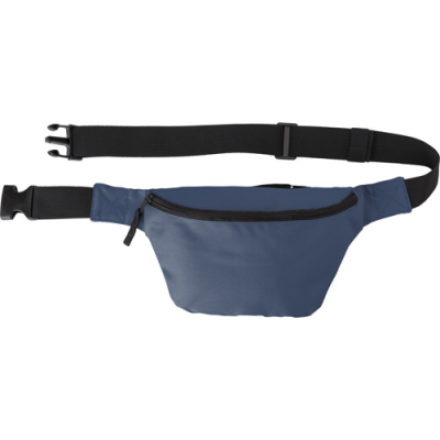 Picture of POLYESTER (600D) WAIST BAG in Blue.