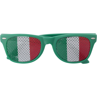 Picture of PEXIGLASS SUNGLASSES in Green & White.