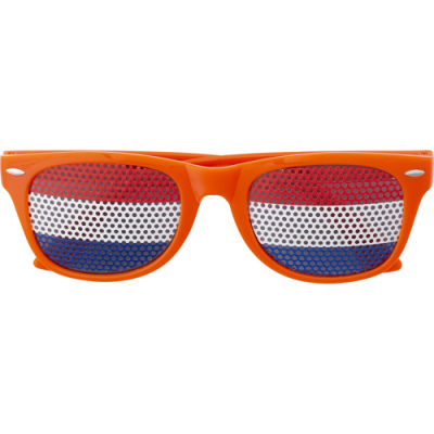 Picture of PEXIGLASS SUNGLASSES in Red & White & Blue.