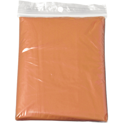 Picture of FOLDING PONCHO in Orange.