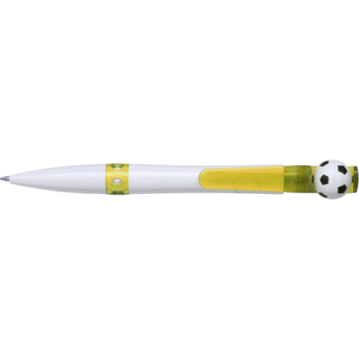 Picture of FOOTBALL BALL PEN in Yellow.