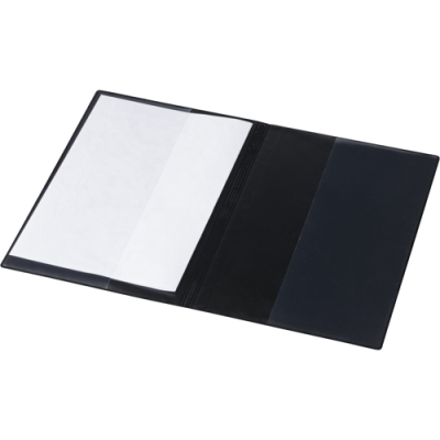 Picture of PLASTIC FOLDER in Black.