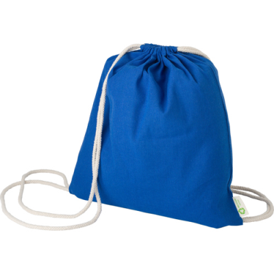 Picture of RECYCLED COTTON DRAWSTRING BAG