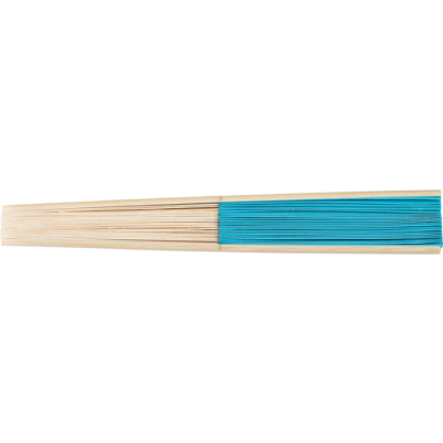 Picture of BAMBOO FAN in Light Blue