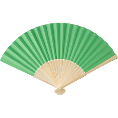 Picture of BAMBOO FAN in Lime