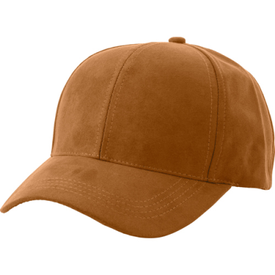 Picture of SUEDE CAP in Brown.