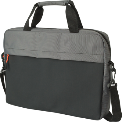 Picture of TWO-TONE LAPTOP BAG in Grey