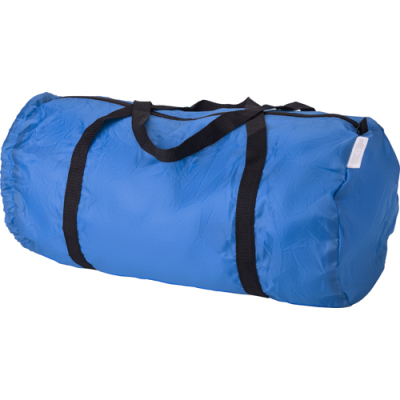 Picture of RPET FOLDING BARREL BAG in Cobalt Blue