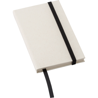 Picture of RECYCLED MILK CARTON NOTE BOOK (A6) in Black & White