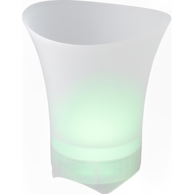 Picture of ICE BUCKET with Speaker in White.