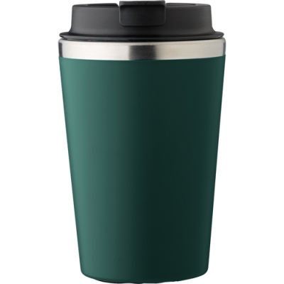 Picture of STAINLESS STEEL METAL TRAVEL MUG (350ML) in Green