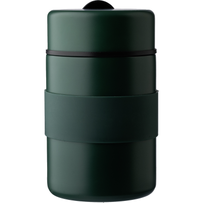 Picture of STAINLESS STEEL METAL DOUBLE WALLED LUNCH POT in Green