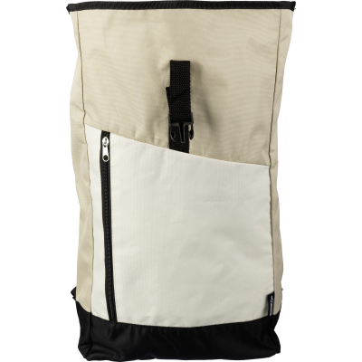 Picture of RPET BACKPACK RUCKSACK in Beige