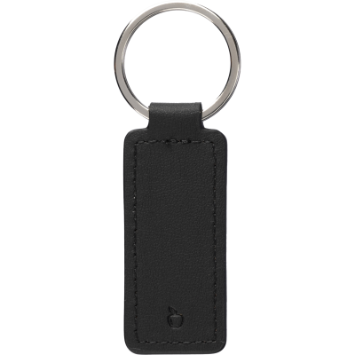 Picture of APPLE LEATHER KEYHOLDER in Black.