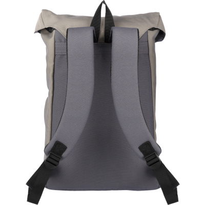 Picture of POLYESTER BACKPACK RUCKSACK in Taupe