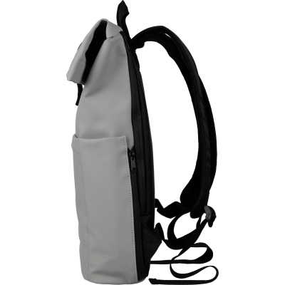 Picture of PU LEATHER BACKPACK RUCKSACK in Grey