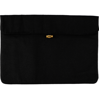 Picture of COTTON LAPTOP POUCH in Black