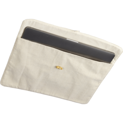 Picture of COTTON LAPTOP POUCH in Khaki