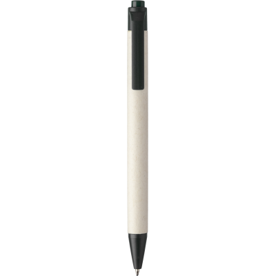 Picture of RECYCLED MILK CARTON BALL PEN in Black