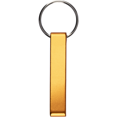 Picture of RECYCLED KEY HOLDER KEYRING BOTTLE OPENER in Orange