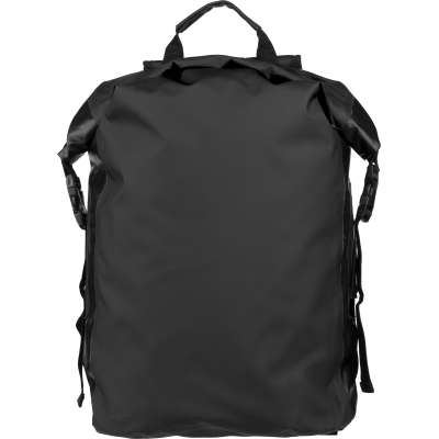 Picture of TARPAULIN BACKPACK RUCKSACK in Black.