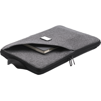 Picture of BRANDCHARGER RPET LAPTOP BAG in Grey.